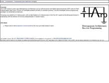 Tablet Screenshot of harpgroup.org